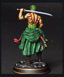 One Piece Roronoa Zoro Stl/obj Para Impresión 3d