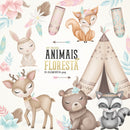 Kit Digital Animais Da Floresta 5