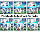 Pack De Artes Para Sublimação Em Canecas | Flork Futebol