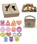 Novo Pack Pacote Vetor Natal 200 P Corte Em Cnc Laser