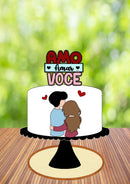 Topo De Bolo Amo Amar Você - Arquivo Digital