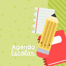 Arquivo Agenda Escolar Permanente 10 Cores Volta As Aulas