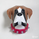 Bóxer Perro - [archivo Digital] Papercraft Papel 3d Pdf