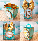 Arquivo De Corte Tiffany E Dourado -15 Anos Studio Pdf Png