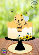 Arquivo De Corte Topo De Bolo Abelhinha Honey