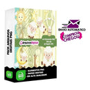 Kit Digital Ovelhinha Verde Scrapbook scanncut fcm svg Arquivo Png