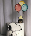 Arquivo De Corte Topo De Bolo Snoopy Silhouette