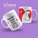 Kit Artes Para Canecas Dia Dos Namorados Flork Bento