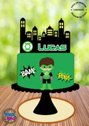 Arquivo De Corte Topo De Bolo Lanterna Verde Cute