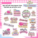 Kit Digital Dia Das Mulheres Frases Ilustrações Motivacional