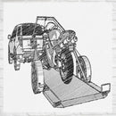 Projeto Carretinha Reboque De Moto
