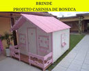 Projeto Casinha De Madeira Suspensa Com Playground + Brinde