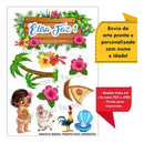 Arquivo De Corte Topo De Bolo Personalizado Moana Baby