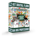 Kit Digital Dia Dos Professores Flork Bento +550 Arquivos