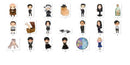 Kit Digital Wandinha Addams Cute Baby - Wednesday 2