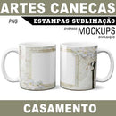 Pacote Artes Estampas Noivo Noiva Png Canecas Casamento