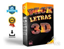 Fontes 3d, Png, Estilizadas, Fontes Temáticas