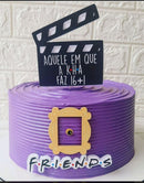 Arquivo De Corte Topo De Bolo Friends Mavi - Studio