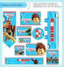 Arquivo Etiqueta Escolar Roblox 3 Studio Pdf Png Dxf