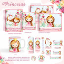 kit completo arquivo  pdf png encadernaçao sublimaçao - 34 - PRINCESAS