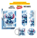 Combo Stitch Arquivo Escolar Etiqueta Caderno Agenda Brindes