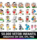 Kit Sublimação Vetores Desenho Infantil Alta Qualidade
