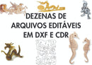 Pacote Arquivos Vetores Animais 3d Corte Cnc Laser Router