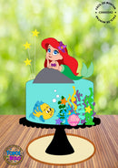 Arquivo De Corte Topo De Bolo Ariel Cute