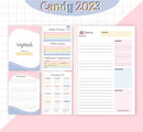 Encadernação Planner E Agendas Candy 2023