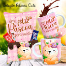 30 Artes Para Caneca Almofada E Body Páscoa Cute Em Corel