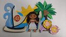 Arquivo Corte Topo de Bolo Moana Camadas