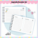 Agenda Escolar A6 - Arquivo Digital