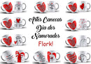 Artes Canecas Dia Dos Namorados Flork Bento + 300 Arquivos
