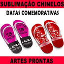 Estampas Chinelos Datas Comemorativas Sublimação