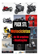Pack Stl Motos Arquivo Digital