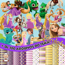 Kit Digital Enrolados Rapunzel Png (pague 1 Leve 3)