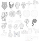 100 Luminárias 3d-acrílico- Led Vetores/cnc-router-laser