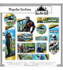 Etiqueta Escolar Fortnite Menino - Arquivo Digital