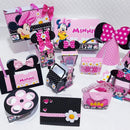 Pack de Arquivos de Corte Minnie Rosa 7 Kits - Studio e PDF