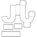 Letras 3d Corte Manual Formatos Png, Pdf E Sillhouette