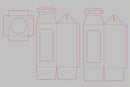 Arquivo de Corte ScanncutCaixa Para Copo Long Drink - SVG e FCM