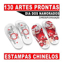 Estampas Chinelos Dia Dos Namorados