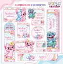 Arquivo Digital Voltas Ás Aulas Stitch Menina 2024