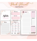 Agenda Floral Preto 2023 - Arquivo Digital