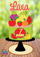 Arquivo De Corte Topo De Bolo Frutas
