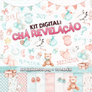 Kit Digital Chá Revelação