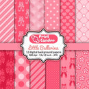 Kit Papel Digital Bailarina Rosa