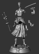 One Piece Roronoa Zoro Stl/obj Para Impresión 3d