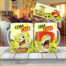 Artes Com Café Sem Café Sublimação Canecas Mockups