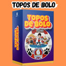 Kit Festa Pronta De Aniversário Arquivo Silhouette Topo Bolo